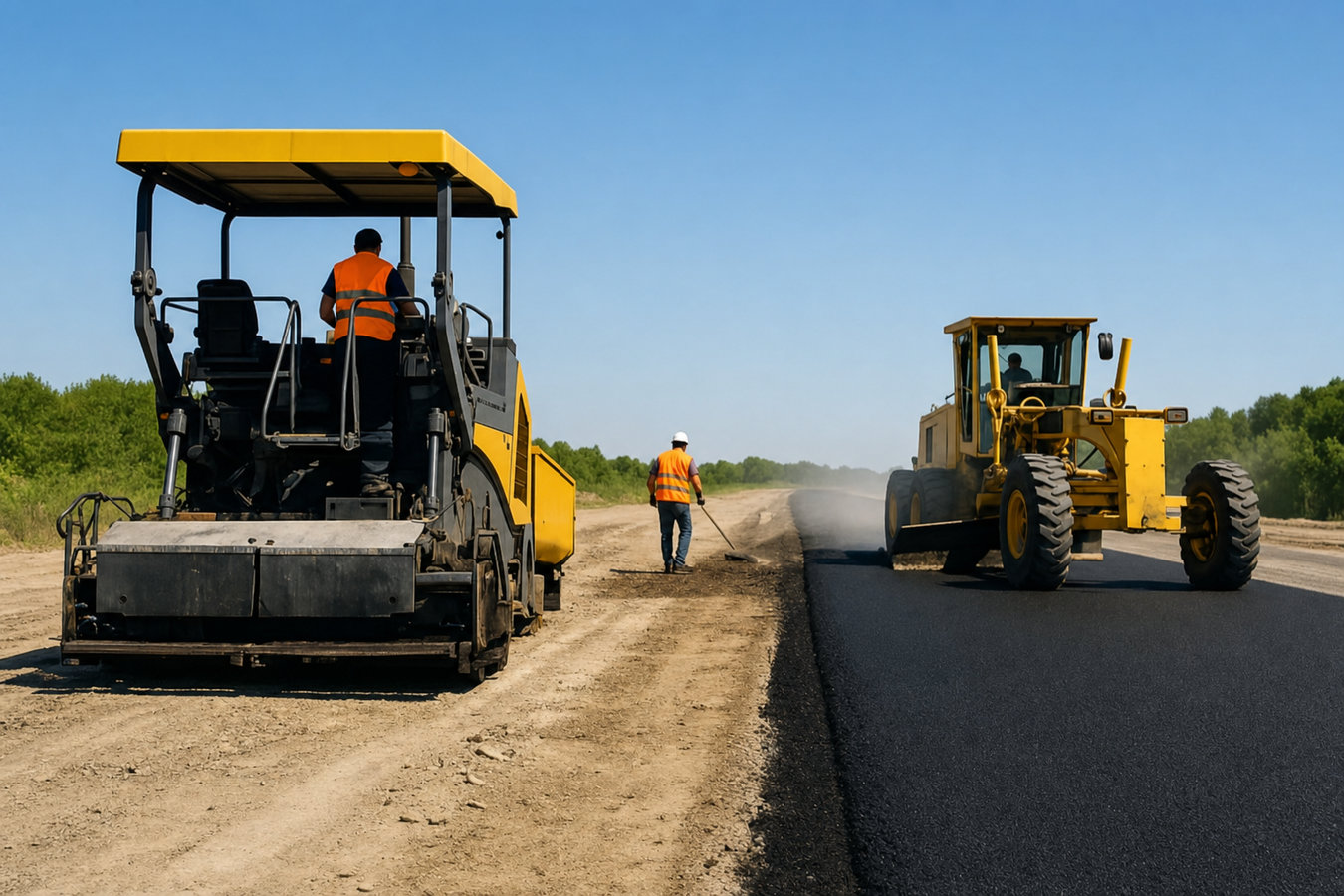 Asphalt paving