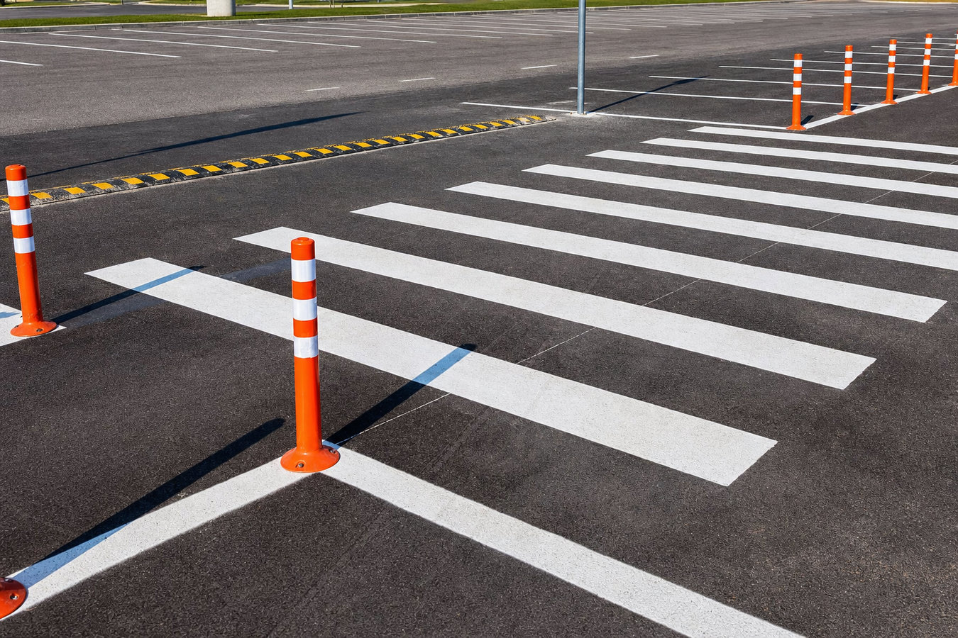 Parking lot striping